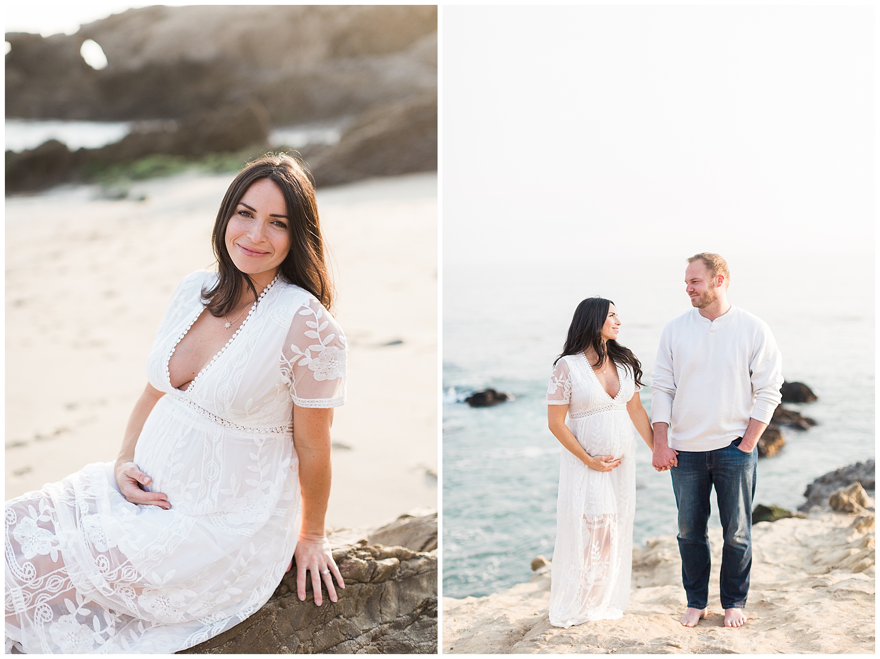 maternity photos with parents to be